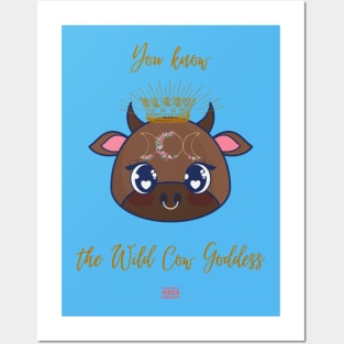 Wild Cow Goddess Posters and Art